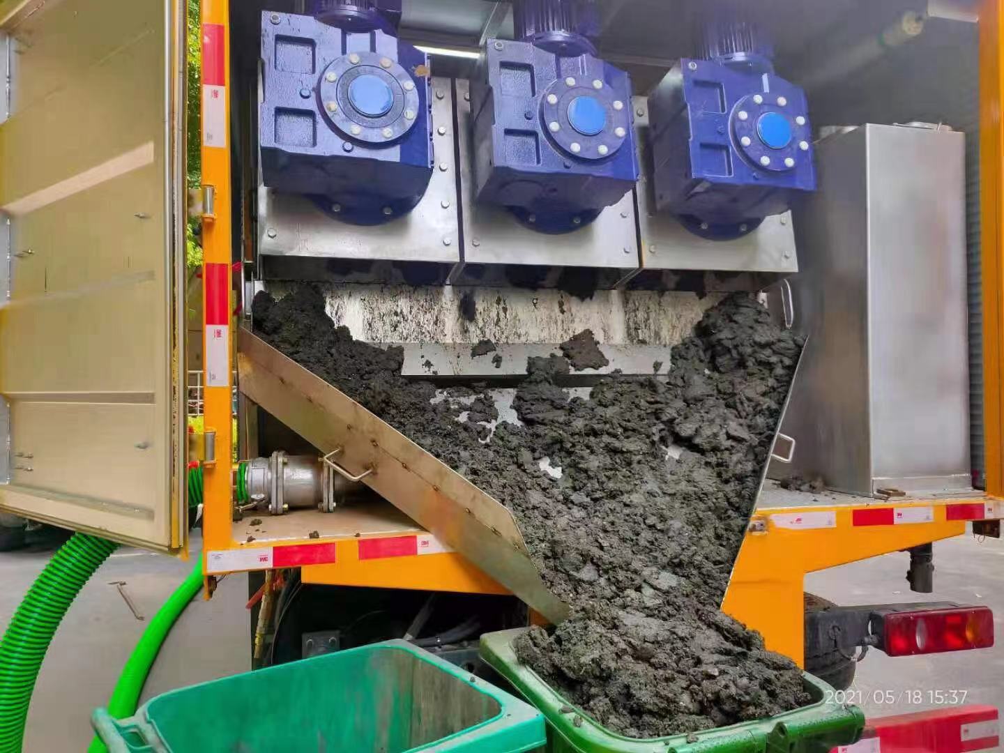 六枝特化粪池清掏城市维护站-泥浆净化干湿分离处理